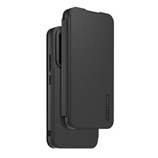 Folio premium noir + dragonne pour Xiaomi 15
