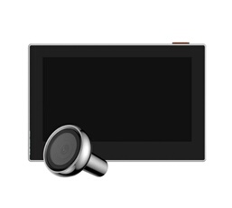 Judas connecté Doré EZVIZ HP2 Batterie 2200mAh Angle de vue 146° Ecran 4.3 pouces - vue 3