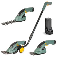 Coupe bordure 2 en 1 sur batterie 3,5V + taille haie