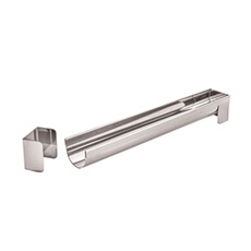 3206.04 gouttière démontable ronde - embouts amovibles - ht. 4 cm - 30 x 4 cm