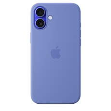 Coque en silicone compatible MagSafe Periwinkle pour iPhone 16 Plus