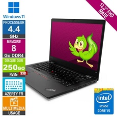 Acheter PC Portable ThinkPad L13 i5-10310U 13.3 - 4.4GHz 8Go 250Go SSD W11 AZERTY FR État correct - 279,00 € PC Portable ThinkPad L13 i5-10310U 13.3 - 4.4GHz 8Go 250Go SSD W11 AZERTY FR État correct - Lenovo reconditionné disponible sur Darty