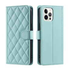 Coque pour FOXDOCK iPhone 12/12 Pro Protection magnétique Souple en cuir PU Flip Slim Cover avec longue sangle Compatible avec iPhone 12/12 Pro-Vert