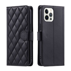 Coque pour FOXDOCK iPhone 12 Pro Max Protection magnétique Souple en cuir PU Flip Slim Cover avec longue sangle Compatible avec iPhone 12 Pro