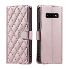 Coque pour FOXDOCK Samsung Galaxy S10 Protection magnétique Souple en cuir PU Flip Slim Cover avec longue sangle Compatible avec Samsung Galaxy