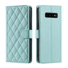 Coque pour FOXDOCK Samsung Galaxy S10 Plus Protection magnétique Souple en cuir PU Flip Slim Cover avec longue sangle Compatible avec Samsung Galaxy