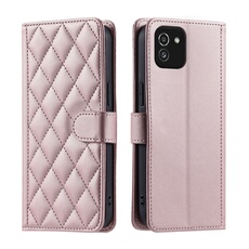 Coque pour FOXDOCK Samsung Galaxy A03 Protection magnétique Souple en cuir PU Flip Slim Cover avec longue sangle Compatible avec Samsung Galaxy