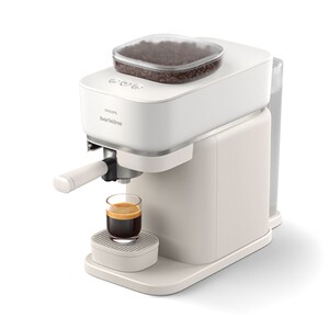 Expresso Avec Broyeur Philips BAR300 00 Baristina Blanc Darty expresso-avec-broyeur-philips-bar300-00-baristina-blanc-darty