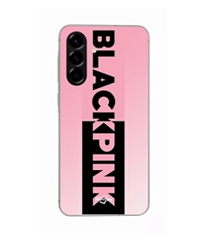 Coque Pour Samsung Galaxy A56 Blackpink logo rose et noir