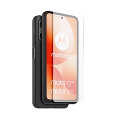 Coque arrière semi rigide et Protège écran en verre trempé Casr et pour Motorola Moto E15 et G05 - vue 2