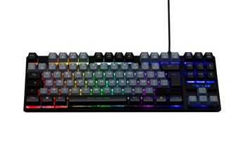 Clavier Gaming filaire Azerty Keyz Caesium TKL GB Gris et Noir