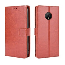 Coque pour Doogee X95 Protection Antichoc Effet Etui Cuir et Intérieur TPU avec Porte-Cartes Fonction de Suppport Marron