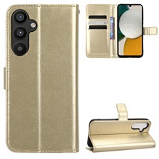Coque pour ZURSANA Samsung Galaxy A34 5G Protection Antichoc Effet Etui Cuir et Intérieur TPU avec Porte-Cartes Fonction de Suppport Doré