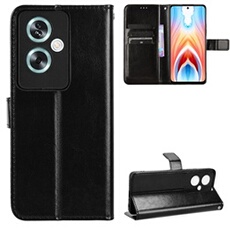 Coque pour ZURSANA OPPO A79 5G Protection Antichoc Effet Etui Cuir et Intérieur TPU avec Porte-Cartes Fonction de Suppport Noir