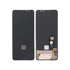 Original Ecran LCD et Vitre Tactile Pulled (PIEC) Noir Sans Chassis pour Asus ROG Phone 7