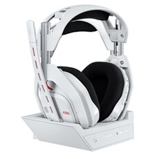 gaming sans fil Logitech G Astro A50 Lightspeed Blanc + Station d'accueil