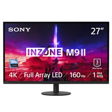 Sony INZONE M10S Ecran PC Gaming 27" OLED QHD: 480Hz 0.03ms GTG DCI P3 98.5% G Sync Adaptive Sync VRR co développé avec Fnatic 1300 nits DisplayPort 2.1 2 x HDMI 2.1 PC PS5