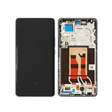 Original Ecran LCD et Vitre Tactile Pulled avec Châssis Silvery Grey pour OPPO Reno 10 Pro 5G.