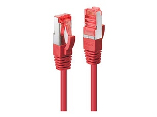 - Cordon de raccordement - RJ-45 (M) pour RJ-45 (M) - 50 cm - SFTP, PiMF - CAT 6 - sans crochet - rouge