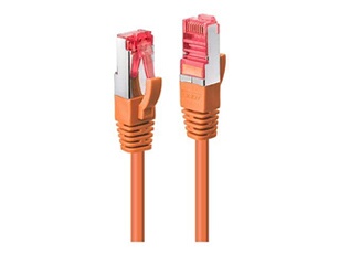 - Cordon de raccordement - RJ-45 (M) pour RJ-45 (M) - 3 m - SFTP, PiMF - CAT 6 - sans crochet - orange