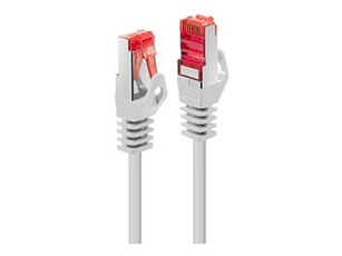 Basic - Cordon de raccordement - RJ-45 (M) pour RJ-45 (M) - 30 cm - SFTP, PiMF - CAT 6 - moulé, sans crochet, bloqué - blanc