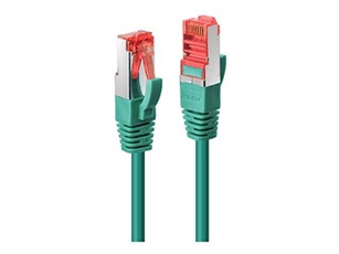 - Cordon de raccordement - RJ-45 (M) pour RJ-45 (M) - 30 cm - SFTP, PiMF - CAT 6 - moulé, sans crochet - vert