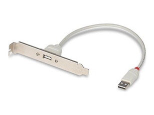 USB PC Back Plate - Adaptateur USB - USB (F) pour USB (M) - 30 cm