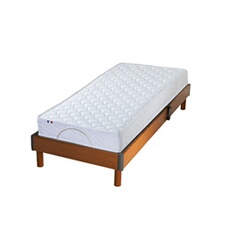 Lit Electrique Matelas Mousse Accueil Latex 3 Zones + Sommier Electrique 2x80x200
