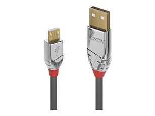 CROMO - Câble USB - USB (M) pour Micro-USB de type B (M) - USB 2.0 - 1 m - rond - gris