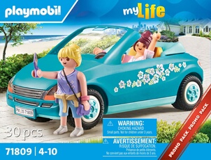 My Life Promo Pack 71809 Cabriolet, jeunes filles et accessoires