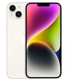iPhone Apple iPhone 14 Plus Double SIM 6,7 128 Go blanc Reconditionnné avec Batterie neuve