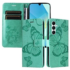 Coque pour Samsung Galaxy A26 5G ZURSANA Papillon de Protection Etui à Rabat en Cuir PU avec Porte-cartes Magnétique Compatible avec Samsung Galaxy