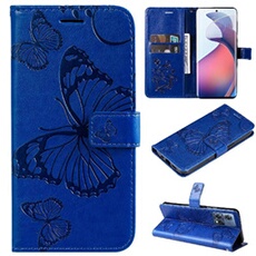 Coque pour Motorola Edge 30 Fusion Papillon de Protection Etui à Rabat en Cuir PU avec Porte-cartes Magnétique Compatible avec Motorola Edge 30