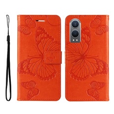 Coque pour OnePlus NORD CE4 LITE 5G Papillon de Protection Etui à Rabat en Cuir PU avec Porte-cartes Magnétique Compatible avec OnePlus NORD CE4 LITE