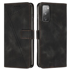 Etui pour FOXDOCK Samsung Galaxy S20 FE Protection Flip Soft PU Le cuir couvercle en cuir compatible avec Samsung Galaxy S20 FE-Noir