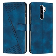Etui pour Xiaomi Redmi Note 8 Pro Protection Flip Soft PU Le cuir couvercle en cuir compatible avec Xiaomi Redmi Note 8 Pro-Bleu
