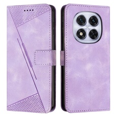 Etui pour Xiaomi Redmi Note 14 Pro 5G Protection Flip Soft PU Le cuir couvercle en cuir compatible avec Xiaomi Redmi Note 14 Pro 5G-Violet