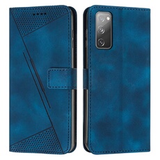 Etui pour FOXDOCK Samsung Galaxy S20 FE Protection Flip Soft PU Le cuir couvercle en cuir compatible avec Samsung Galaxy S20 FE-Bleu