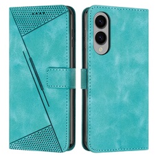 Etui pour FOXDOCK Samsung Galaxy S25 Edge Protection Flip Soft PU Le cuir couvercle en cuir compatible avec Samsung Galaxy S25 Edge-Vert
