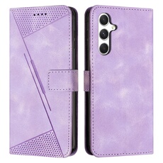 Etui pour FOXDOCK Samsung Galaxy A56 5G Protection Flip Soft PU Le cuir couvercle en cuir compatible avec Samsung Galaxy A56 5G-Violet