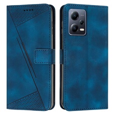 Etui pour Xiaomi Redmi Note 12 5G Protection Flip Soft PU Le cuir couvercle en cuir compatible avec Xiaomi Redmi Note 12 5G-Bleu