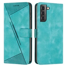 Etui pour FOXDOCK Samsung Galaxy S22 Protection Flip Soft PU Le cuir couvercle en cuir compatible avec Samsung Galaxy S22-Vert