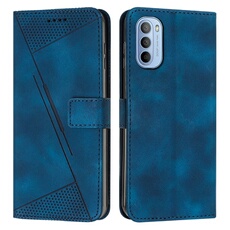Etui pour Motorola G62 5G Protection Flip Soft PU Le cuir couvercle en cuir compatible avec Motorola G62 5G-Bleu