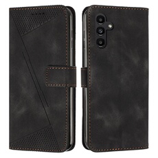 Etui pour FOXDOCK Samsung Galaxy A54 5G Protection Flip Soft PU Le cuir couvercle en cuir compatible avec Samsung Galaxy A54 5G-Noir