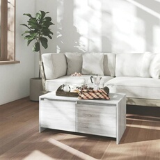 VIDAXL - Table basse - Gris - 90x50x41,5 cm