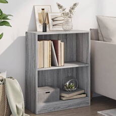 Vidaxl Gris Bibliothèque Sonoma 60X24x76 Cm Bois D Ingénierie