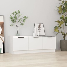 VIDAXL - Meuble TV - 102x35x36,5 cm - Blanc