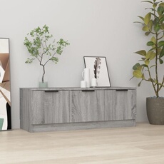 VIDAXL - Meuble TV Sonoma - Gris - 102x35x36,5 cm