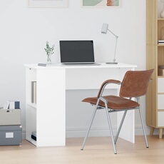 VIDAXL - Bureau droit - Moderne - Blanc - 100x55x75 cm
