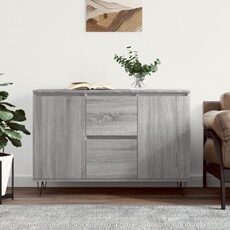 vidaXL - Buffet - Sonoma - Gris - 104x35x70 cm